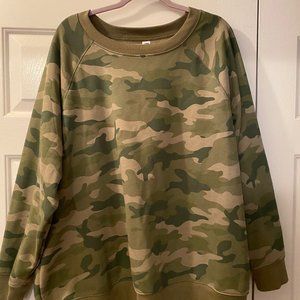 Camo sweatshirt from Old Navy size 3X